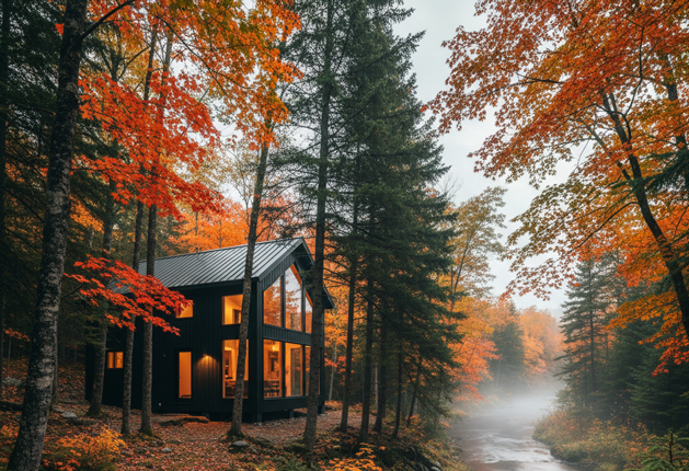La région des chalets du Manitoba