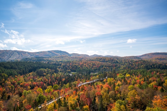 La région des chalets du Québec